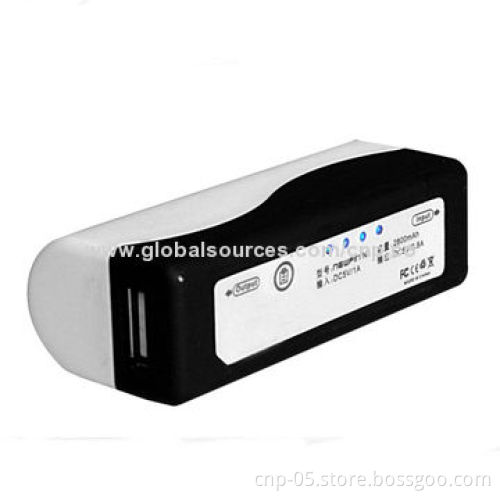 Cute Design Power Bank with 2,200mAh, New Product, LED Power Status Indicator, Easy to Carry